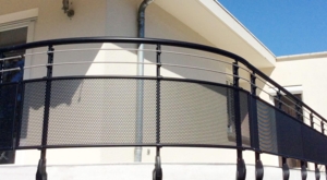 Athos toles perforees et lasers garde corps aluminium Portalier Gournay Sur Marne